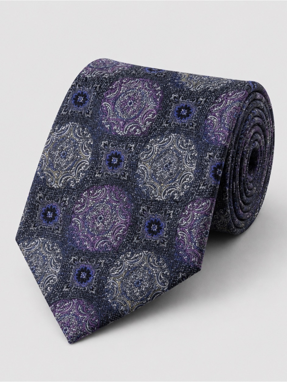 Oak Hill Men Silk Tie Textured Quiet Luxury Old Money Formal Professional Church